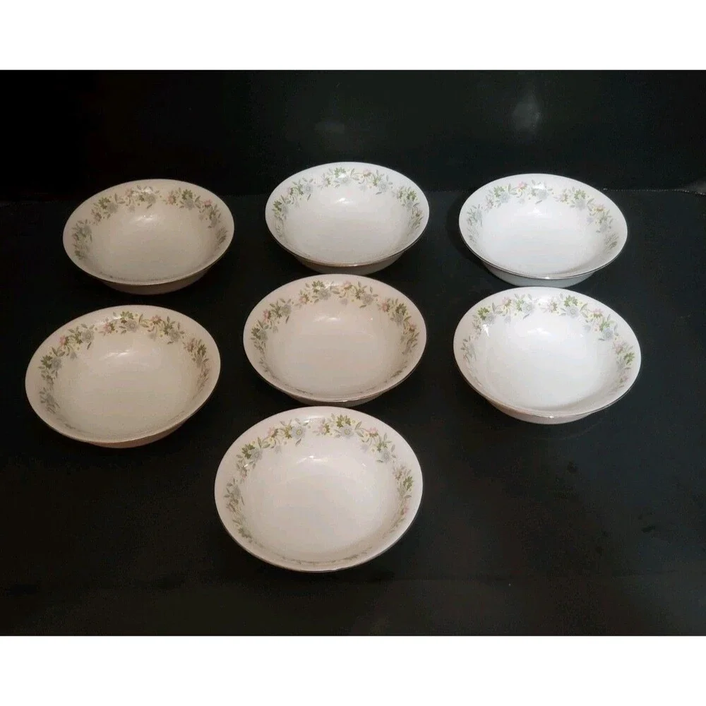 Johann Haviland Forever Spring Bowls Fruit Berry Dessert Sauce Bavaria Vtg 7 Pc